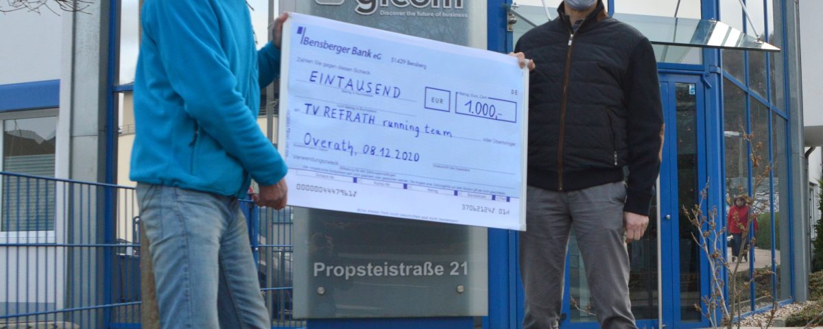 Scheckübergabe